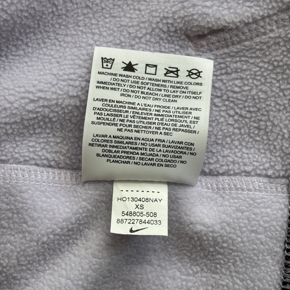 Nike Therma-Fit Full-zip Hoodie - Purple/lavender Size XS - Picture 8 of 9